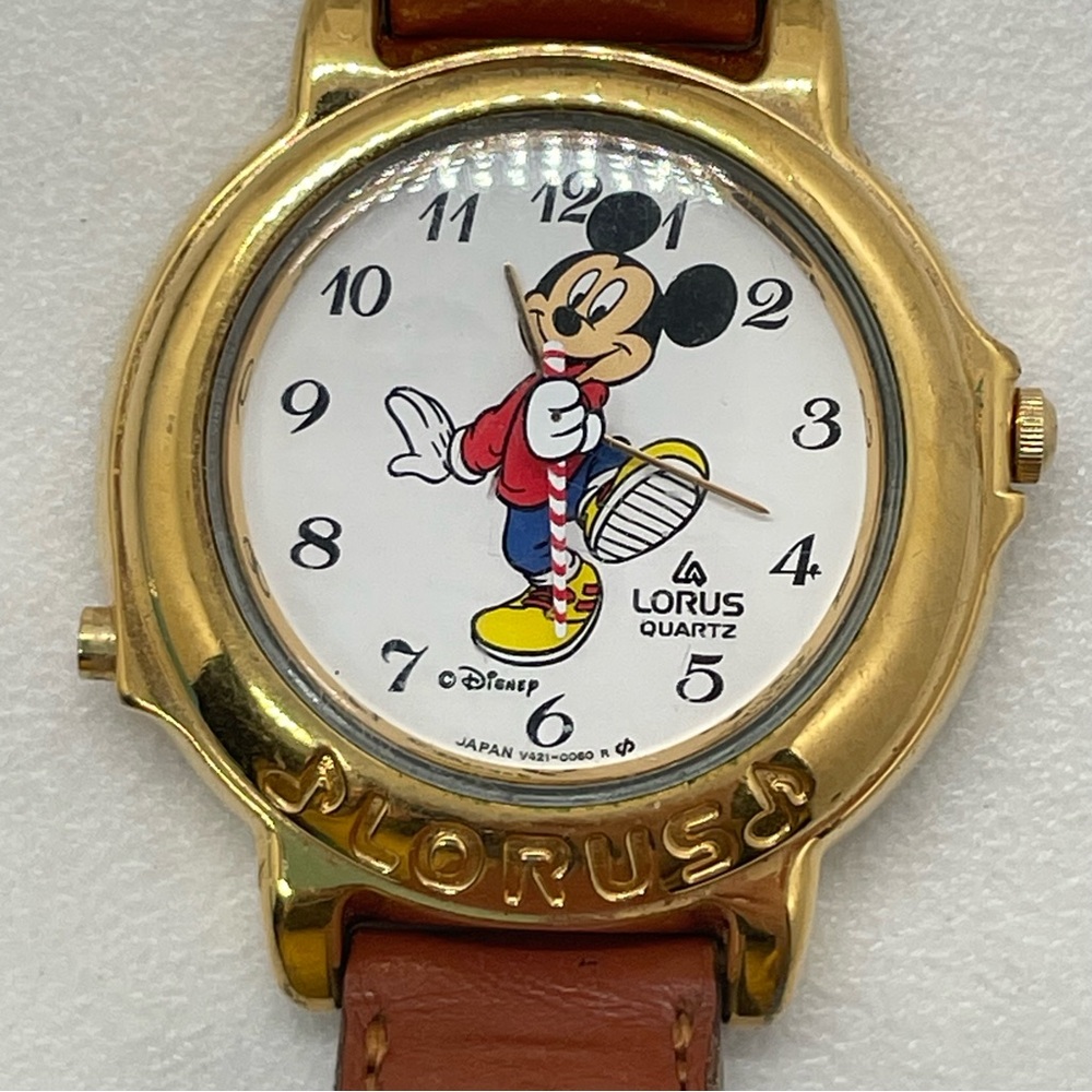 Disney Lorus Mickey Mouse Watch Vintage No Battery Untested